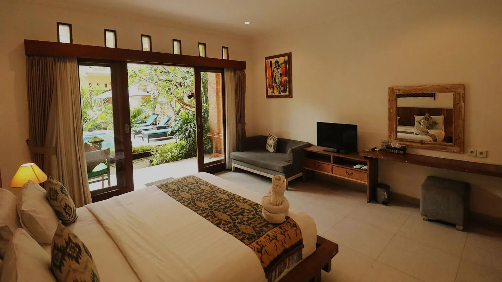 Deluxe room Mina Pelasa Hotel Legian
